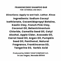 SHAMPOO BAR - FRANKINCENSE - HAIR STRENGTH