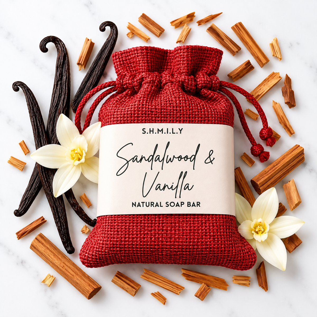 SANDALWOOD & VANILLA SOAP BAR