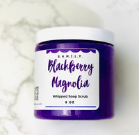 Blackberry Magnolia - Whipped Soap Sugar Scrub