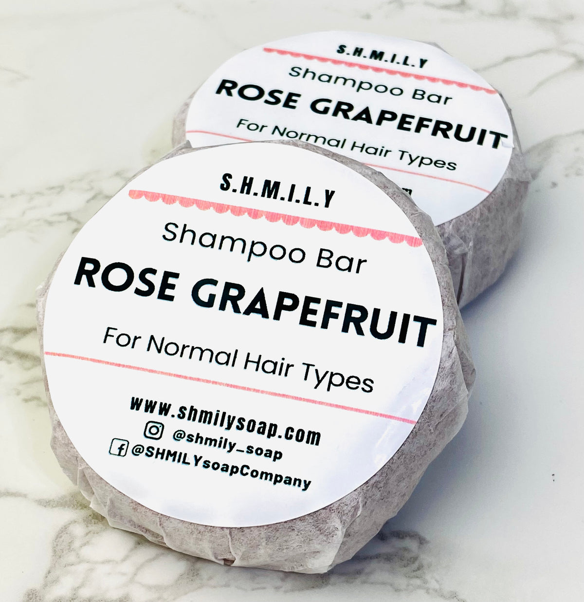 SHAMPOO BAR - ROSE GRAPEFRUIT- HAIR STRENGTH