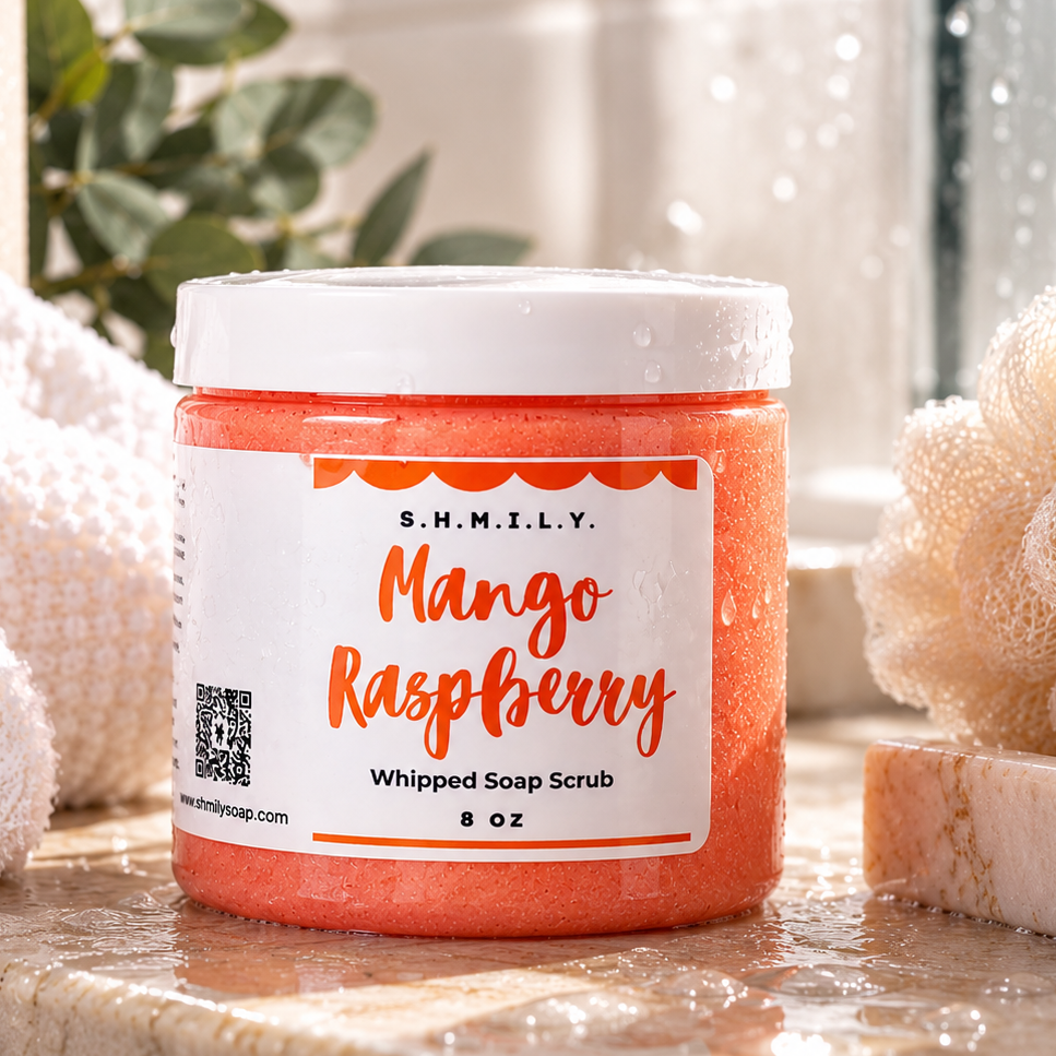 MANGO RASPBERRY - WHIPPED SOAP SUGAR SCRUB