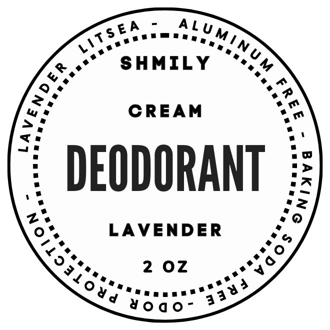 Deodorant Lavender - Aluminum and Baking Soda Free