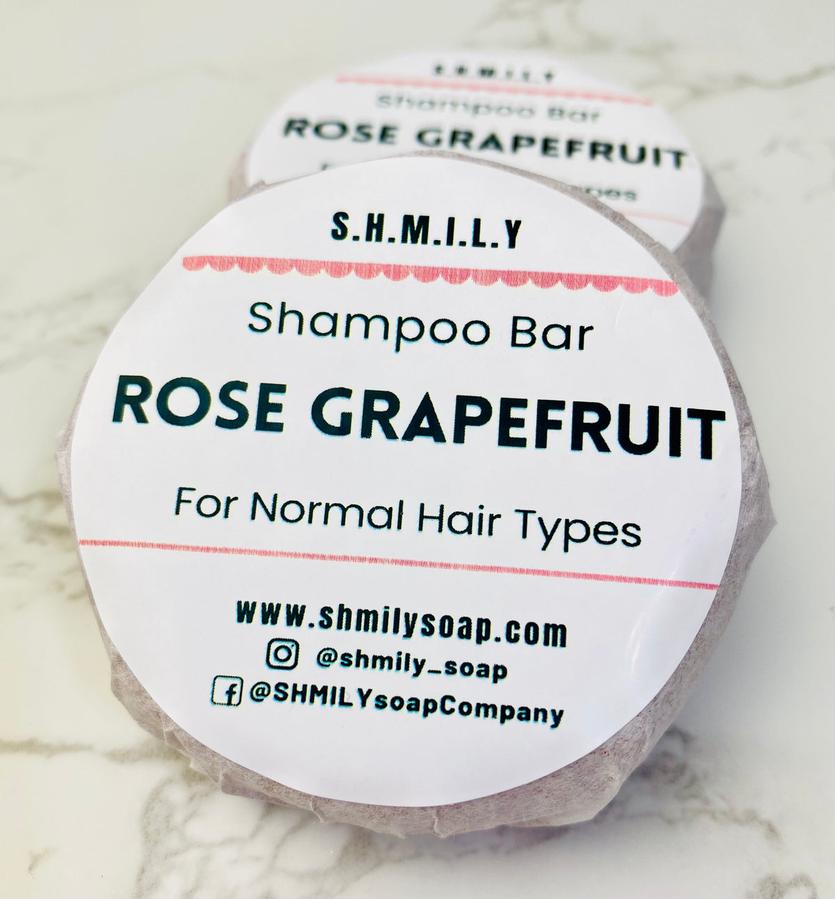 SHAMPOO BAR - ROSE GRAPEFRUIT- HAIR STRENGTH