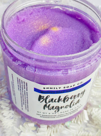 Blackberry Magnolia - Whipped Soap Sugar Scrub
